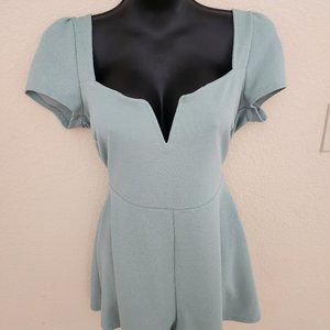 Green Windsor Romper